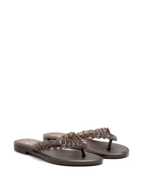 GANNI x Melissa flip-flops in brown