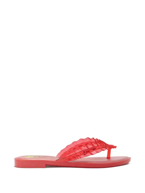 GANNI Melissa flip-flops in red