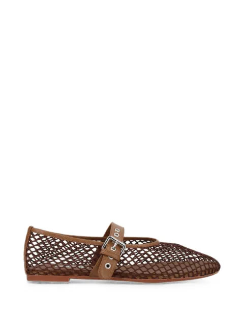 Senso Carina mesh buckle-strap ballet flats