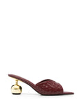 JW Pei Ellie woven sphere heel mules