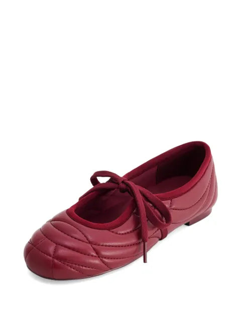 JW Pei Erika lace-up ballet flats
