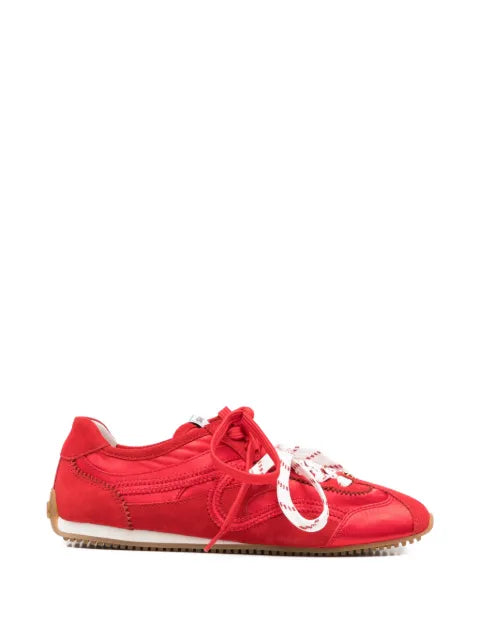 SANDRO panelled round-toe sneakers