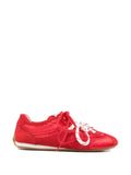 SANDRO panelled round-toe sneakers