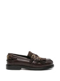 SANDRO buckle-detail fringed loafers
