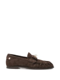 SANDRO suede loafers with clasp