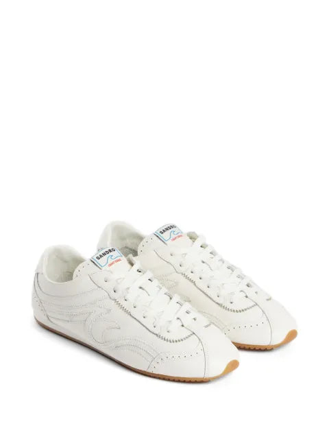 SANDRO leather sneakers