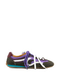 SANDRO panelled round-toe sneakers