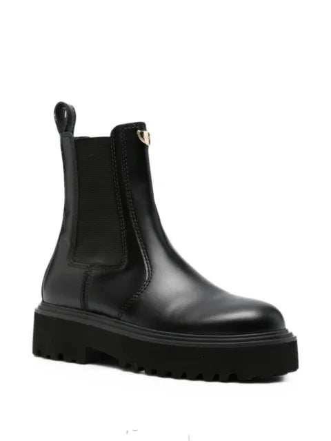 Maje leather chunky ankle boots