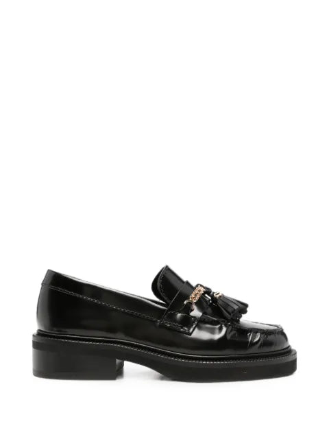 Maje tassel-detail chain-link loafers