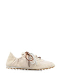 Maje bead-embellished lace-up sneakers