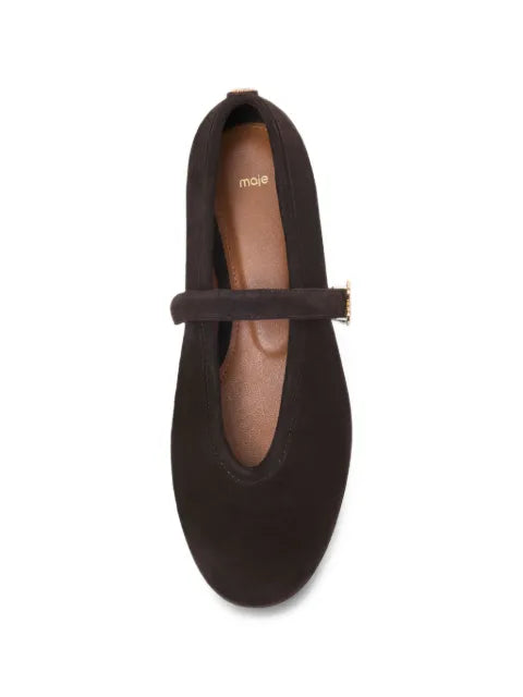 Maje suede ballet flats