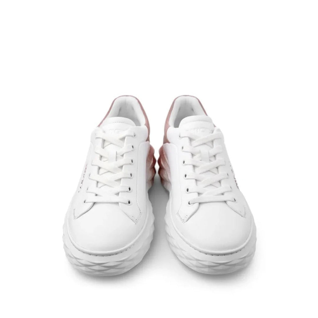 Jimmy Choo Diamond Run Sneakers - White/Pink