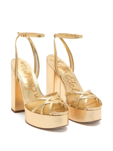 Sam Edelman metallic-effect platform sandals