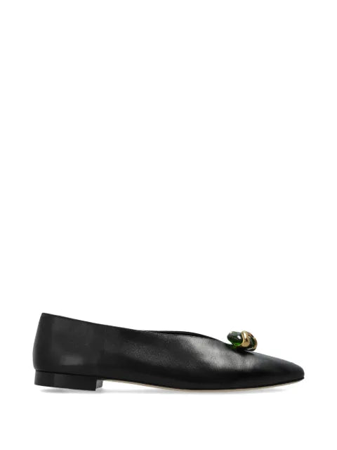 Jimmy Choo Margot crystal-embellished ballet flats