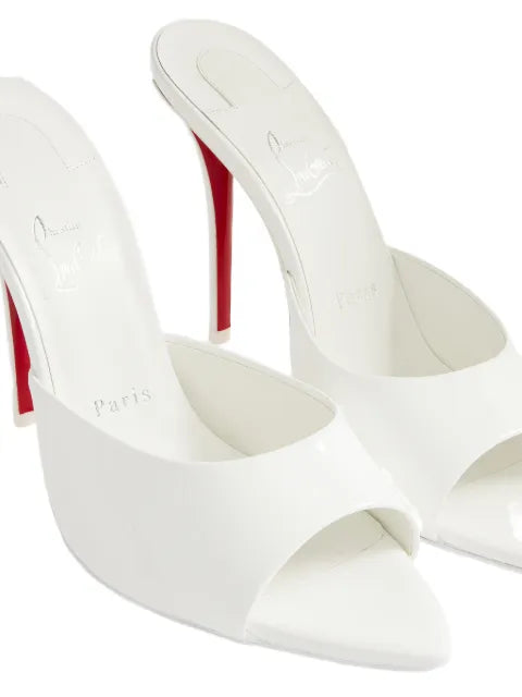 Christian Louboutin Miss Z patent mules