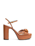 Valentino Garavani Coeur Royal platform sandals in kidskin 115mm