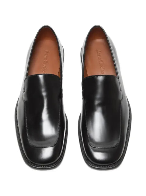 Acne Studios square-toe leather loafers