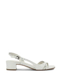 Del Carlo crossover-strap slingback sandals