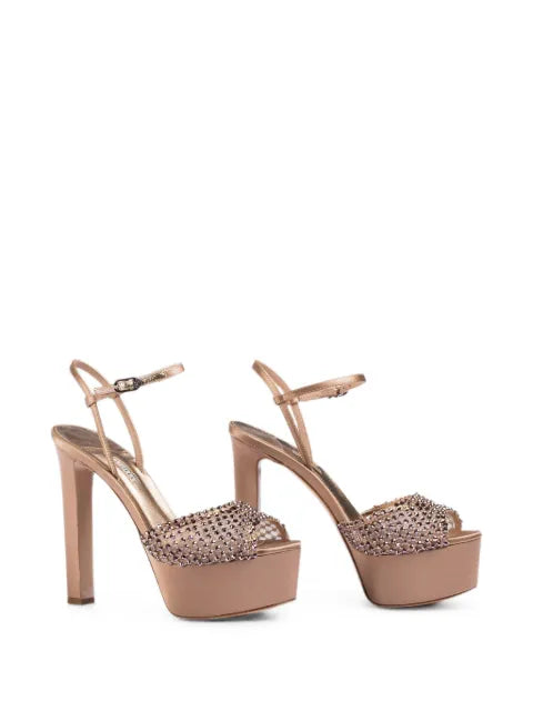 Le Silla Gilda crystal-embellished platform sandals