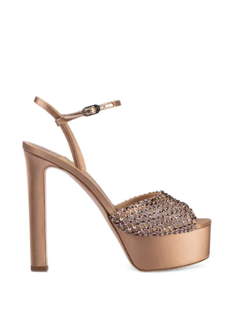 Le Silla Gilda crystal-embellished platform sandals