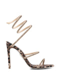 René Caovilla Cleo animalier sandals 105
