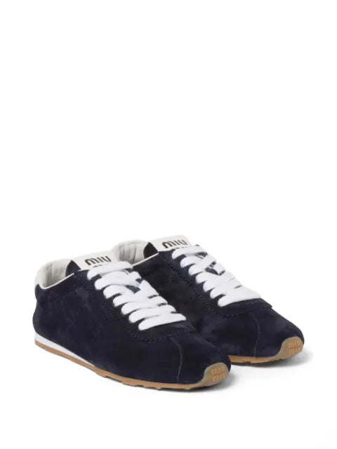 Miu Miu Plume suede sneakers