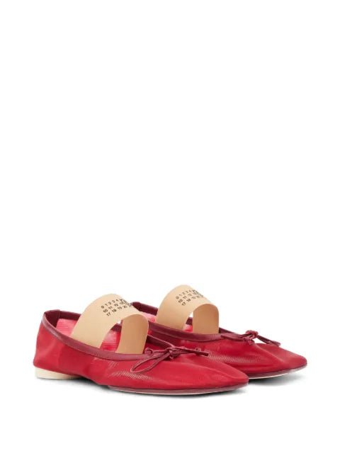 MM6 Maison Margiela anatomic numeric ballerinas