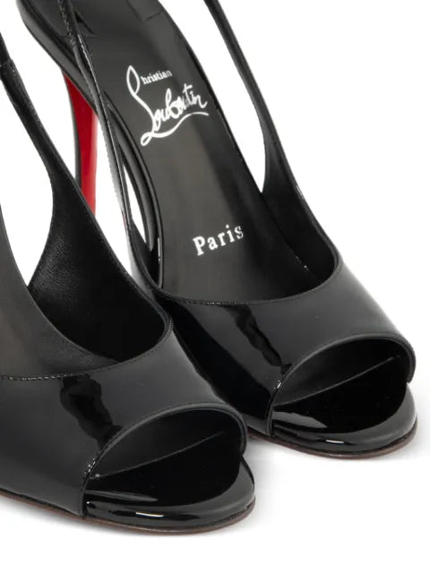 Christian Louboutin Sofia Z 100 mm slingback pumps in patent calf leather