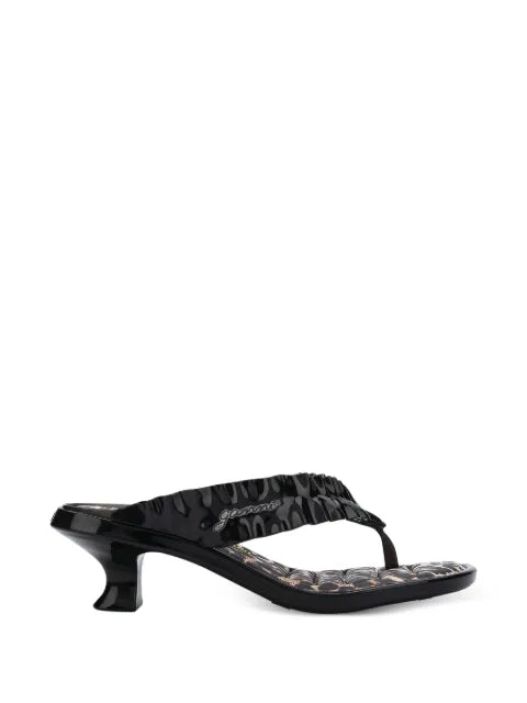 Melissa ruffled thong sandals
