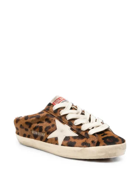 Golden Goose Super-Star leopard-print sneakers