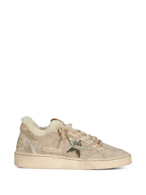 Golden Goose Ball Star shearling-lined sneakers