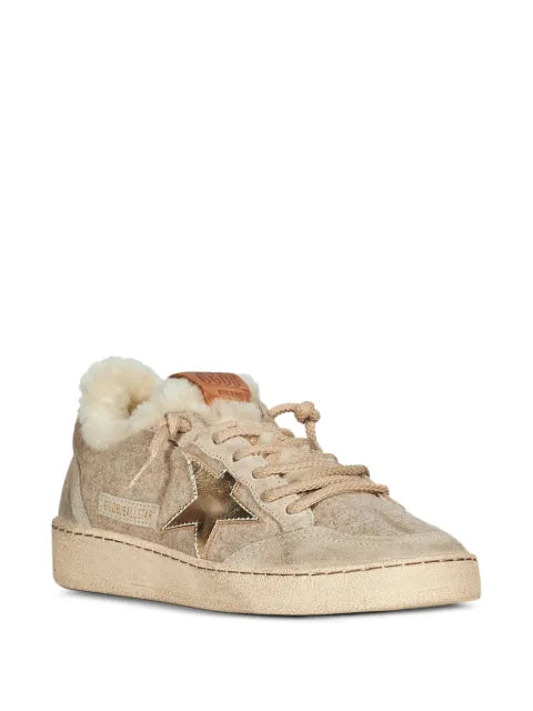Golden Goose Ball Star shearling-lined sneakers