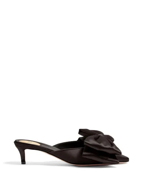Valentino Garavani Yolande satin mules 45mm