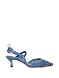 FENDI Colibrì Lite mesh medium-heeled slingbacks with FF embroidery