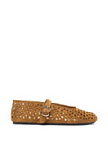Scarosso Evelyn perforated ballet flats