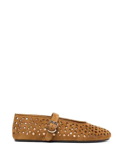 Scarosso Evelyn perforated ballet flats