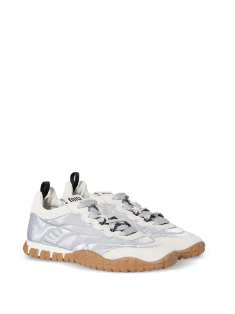 Miu Miu Tyre technical-fabric and suede sneakers