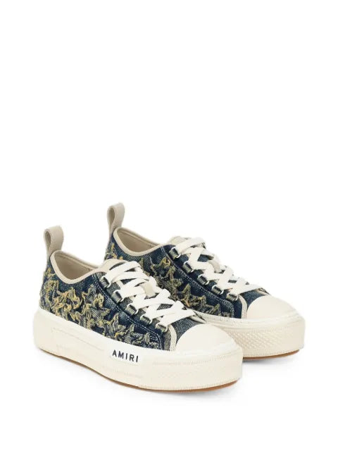 AMIRI denim court low sneakers