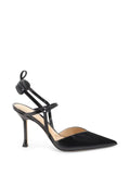 FENDI Very Colibrì black patent leather high-heeled slingbacks pumps