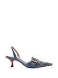 Coach crystal-embellished buckled pumps
