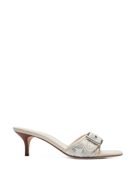 Coach Margot sandals in crystal signature denim