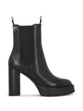 PINKO leather platform ankle boots