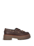 PINKO fringe-detail platform loafers