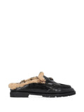 PINKO Love Birds leopard-print mules