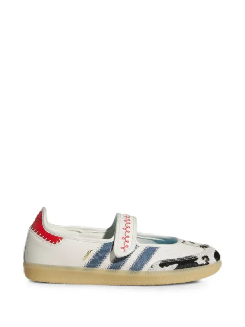 adidas x Toy Story Samba Jane cow-print ballet flats