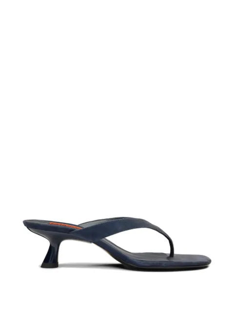Simon Miller suede Beep thong in ink sandals