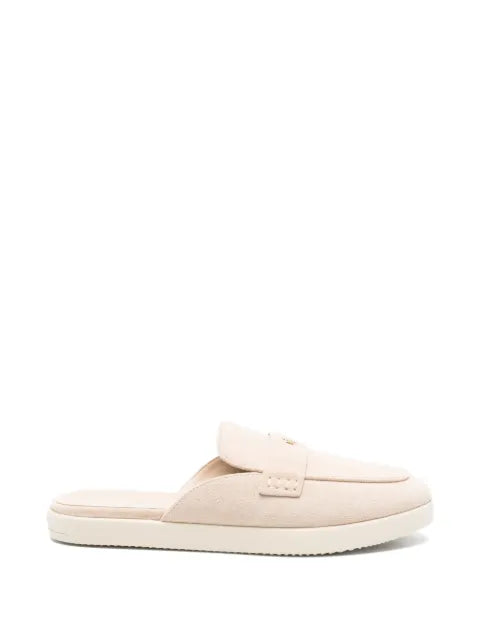 Tory Burch Ballet logo-plaque mules