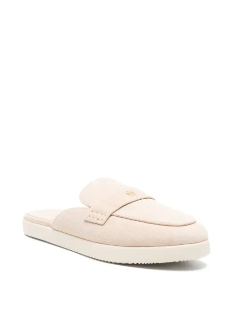Tory Burch Ballet logo-plaque mules
