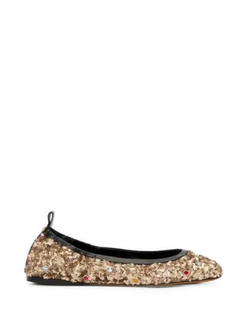 ISABEL MARANT Belna sequin-embellished ballet flats