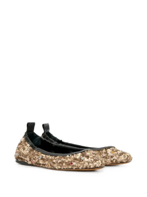 ISABEL MARANT Belna sequin-embellished ballet flats